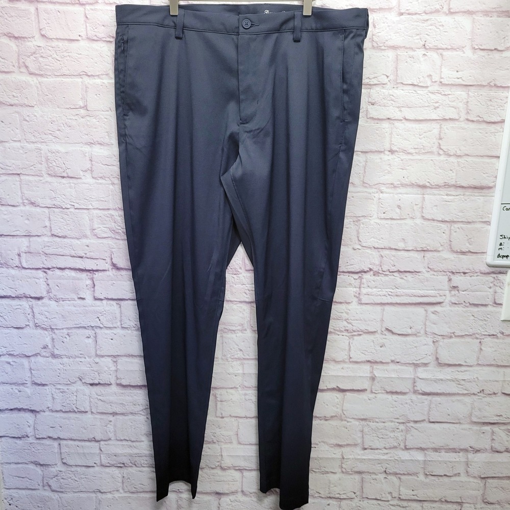 Tommy Bahama IslandZone Performance Pant Sz 40 Fits 42 Navy Blue Techwear Travel